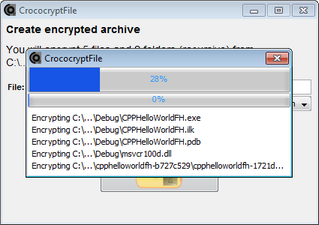 CrococryptFile Dateiverschlüsselung CrococryptFile Dateiverschlüsselung